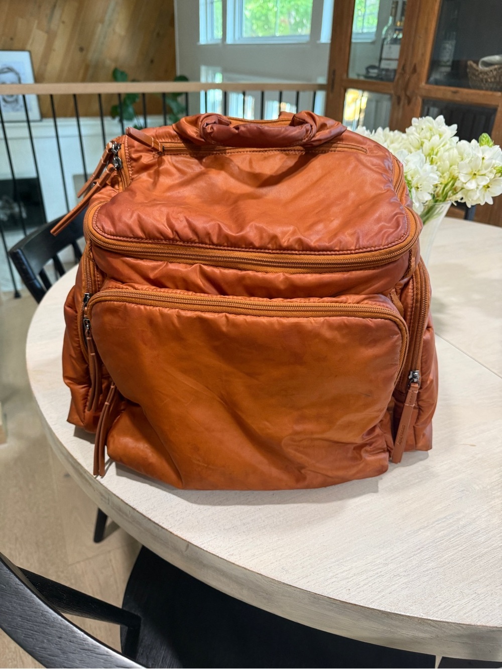 Caara Large Baby Diaper Bag Nylon - Clay (tan)